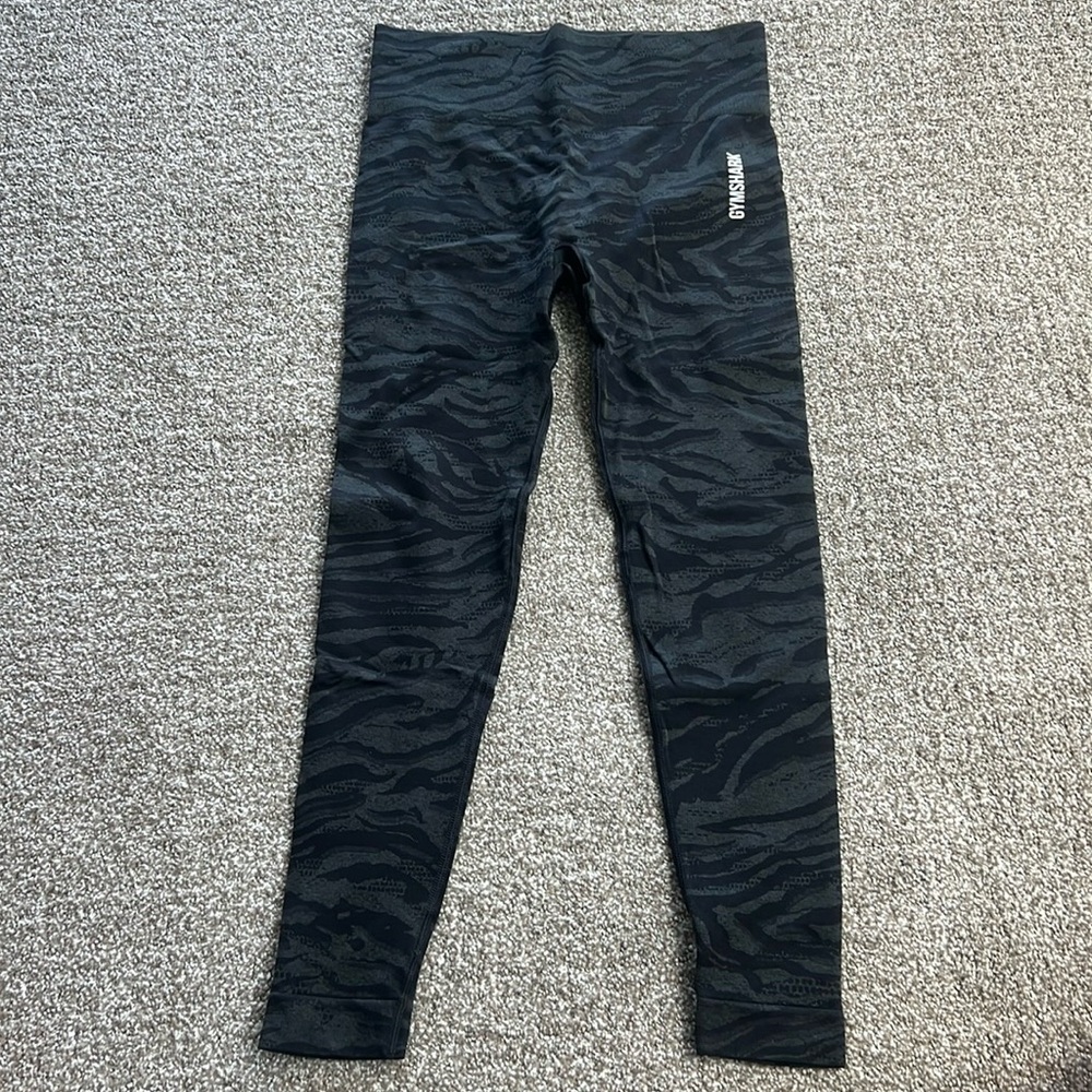 Gymshark black animal leggings size M